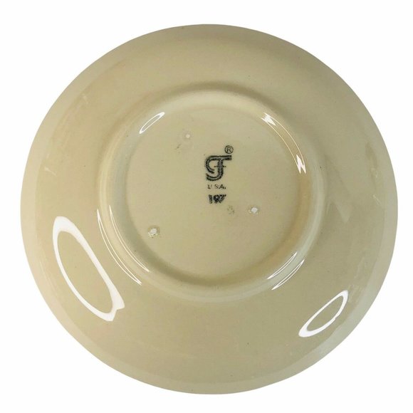 Franciscan Dinnerware Apple Coffee Cup and Saucer USA Backstamp Flying F Vintage - Picture 11 of 11